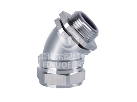 Stainless Steel 45-Degree Angle Elbow Fitting