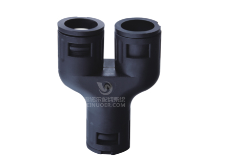 3-way Y-shaped PA Nylon Connector For Flexible Conduit