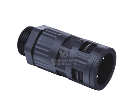 Nylon Cable Gland With Nylon Straight Connector For Plastic Conduit