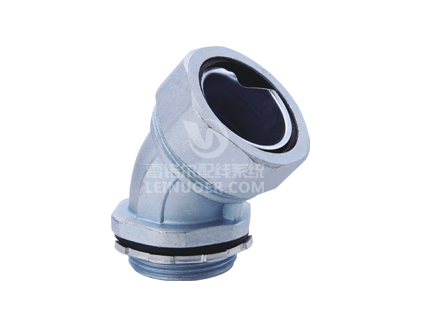 Zinc Alloy 45-Degree Angle Elbow Fitting