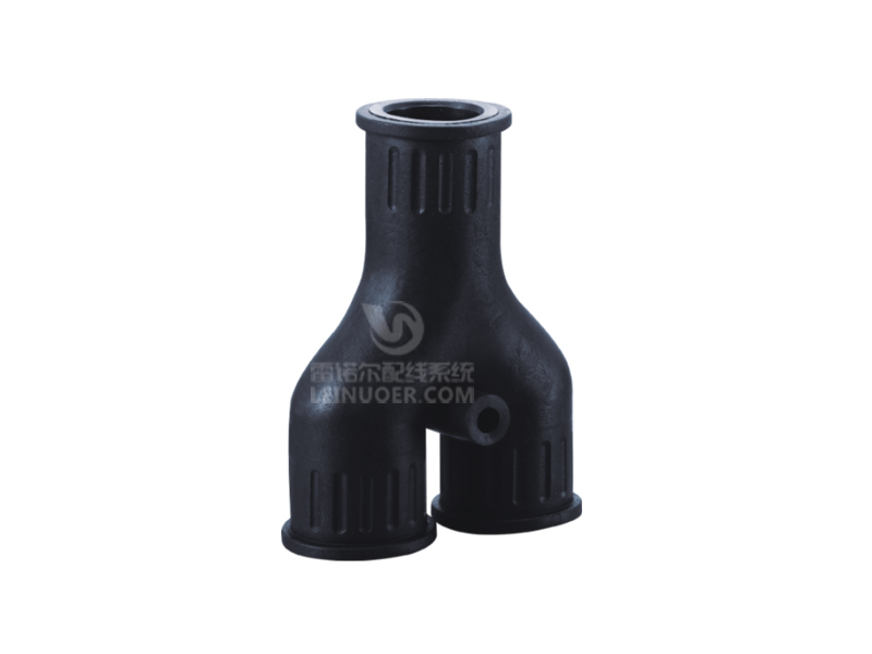 3-way Y- shaped Rubber Connector For Flexible Conduit